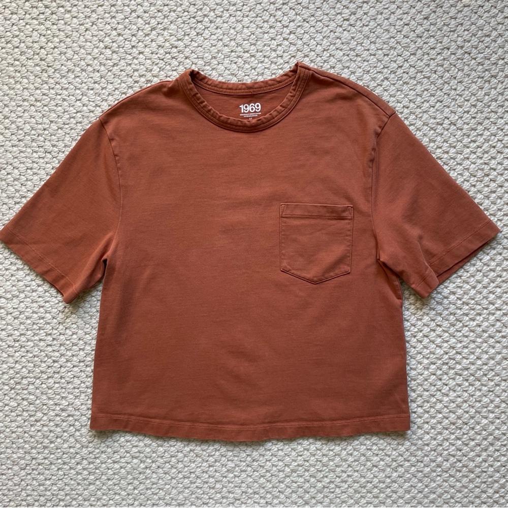 Gap 1969 rust coloured t-shirt